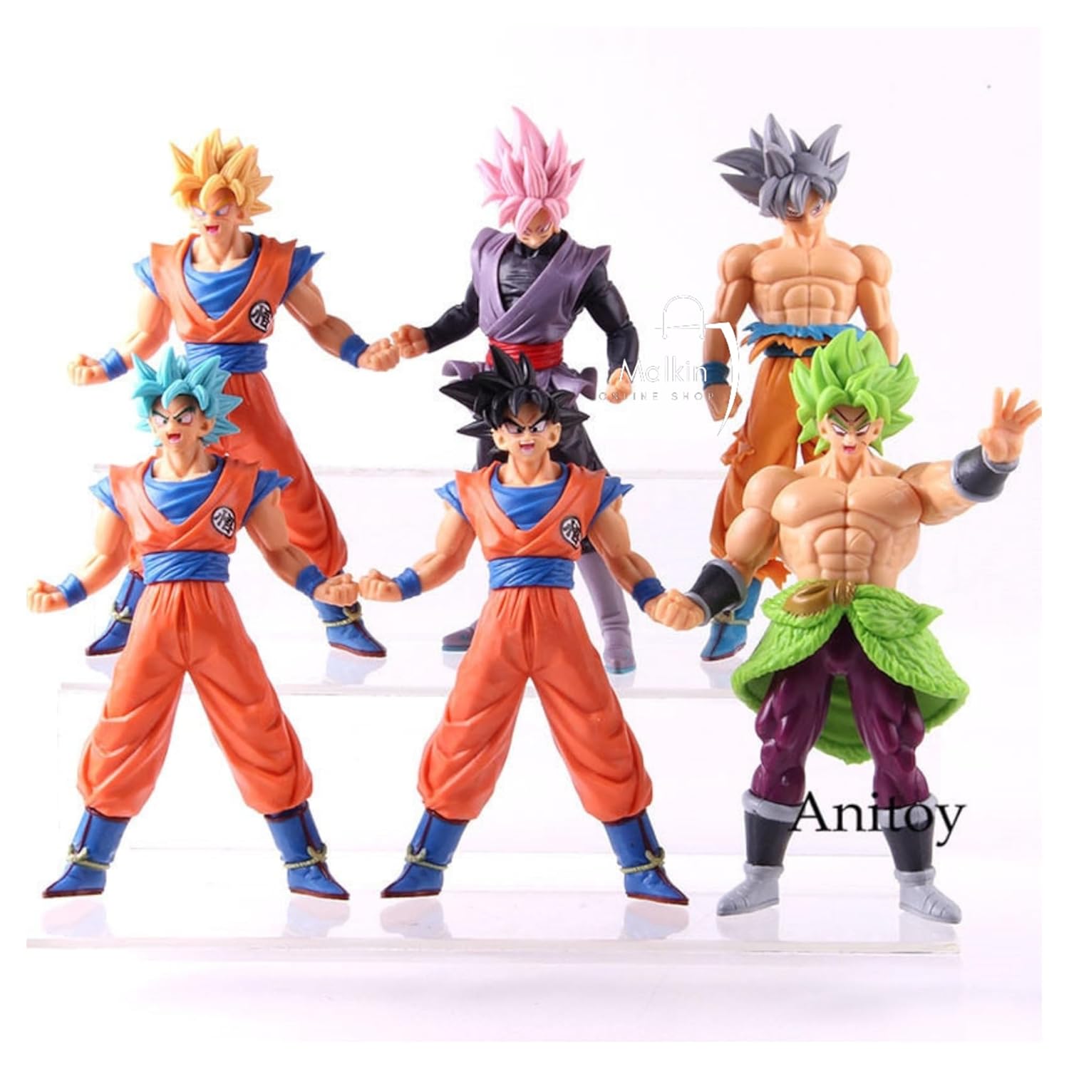 Dragon Ball Z Action Figures- Set of 6 (18 CM)